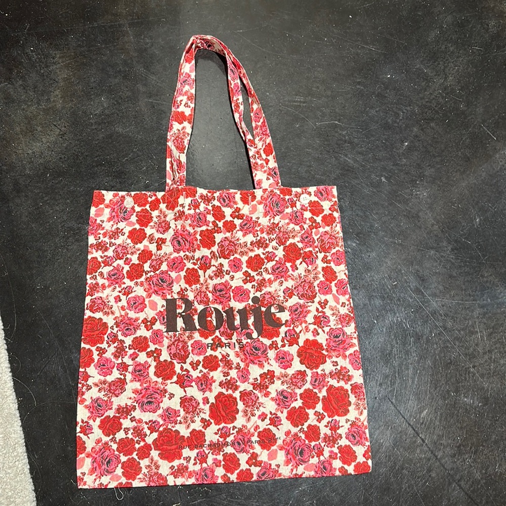 Rouje red and pink floral bag